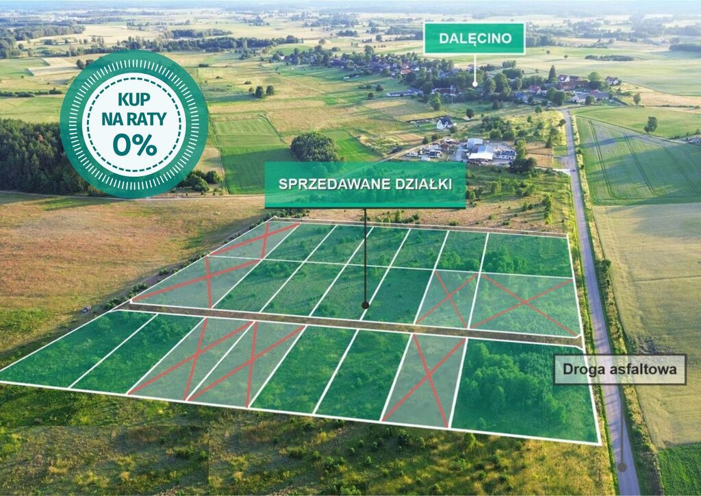 Działka Sprzedaż Dalęcino