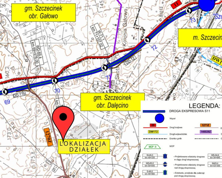 Działka Sprzedaż Dalęcino